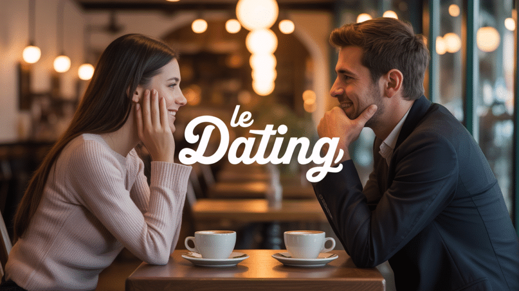 Un dating élégant entre deux personnes dans un café chaleureux