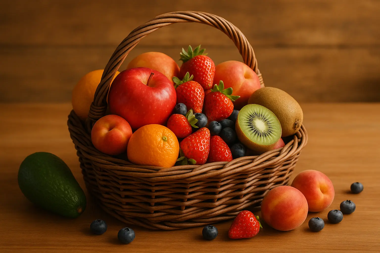 Assortiment de fruits frais