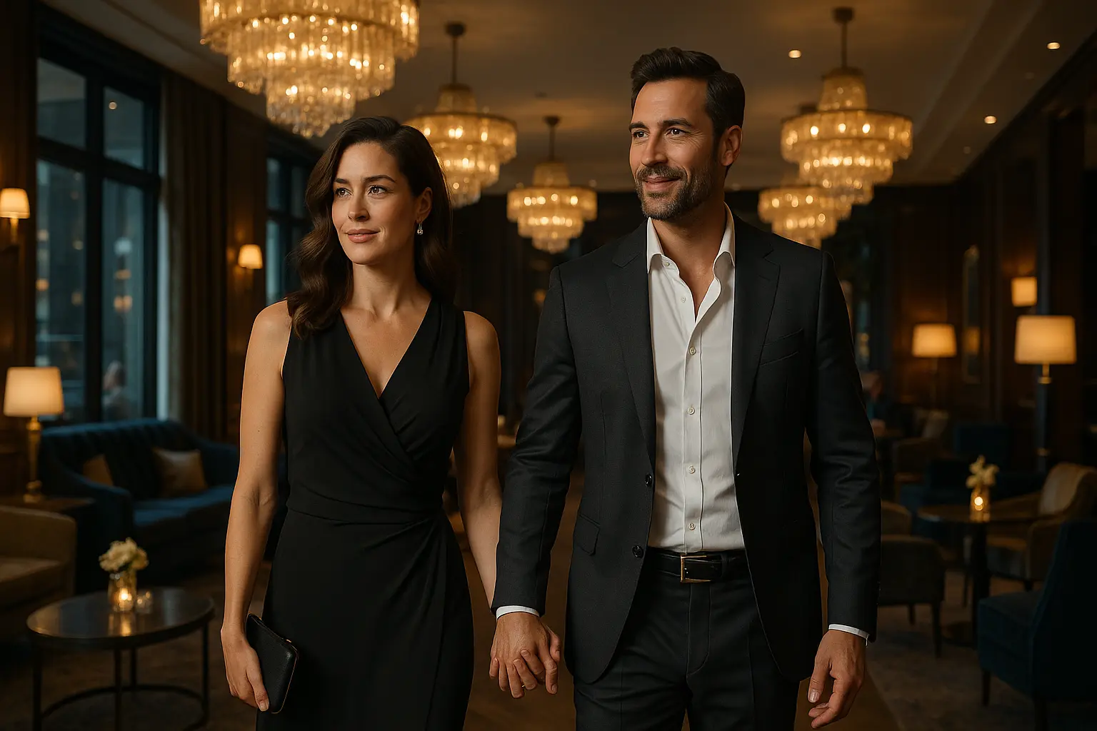 Illustration représentant un couple libertin en harmonie